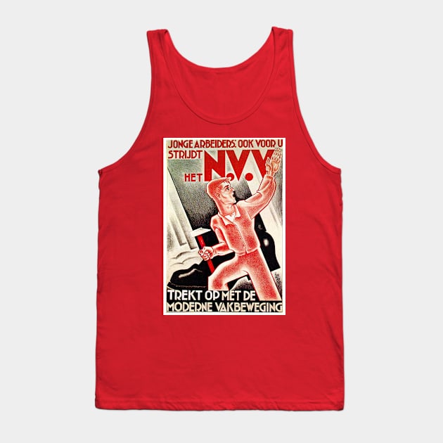 Dutch Association of Trade Unions Tank Top by Donkeh23